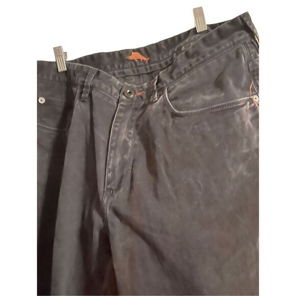 Tommy Bahama Mens Brown Standard Fit Straight-Leg Mid-Rise Denim Jeans Size 36 - Picture 8 of 16